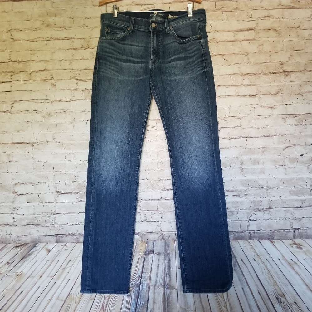 7 for all Mankind Slimmy Men Slim Jeans 34 x 33